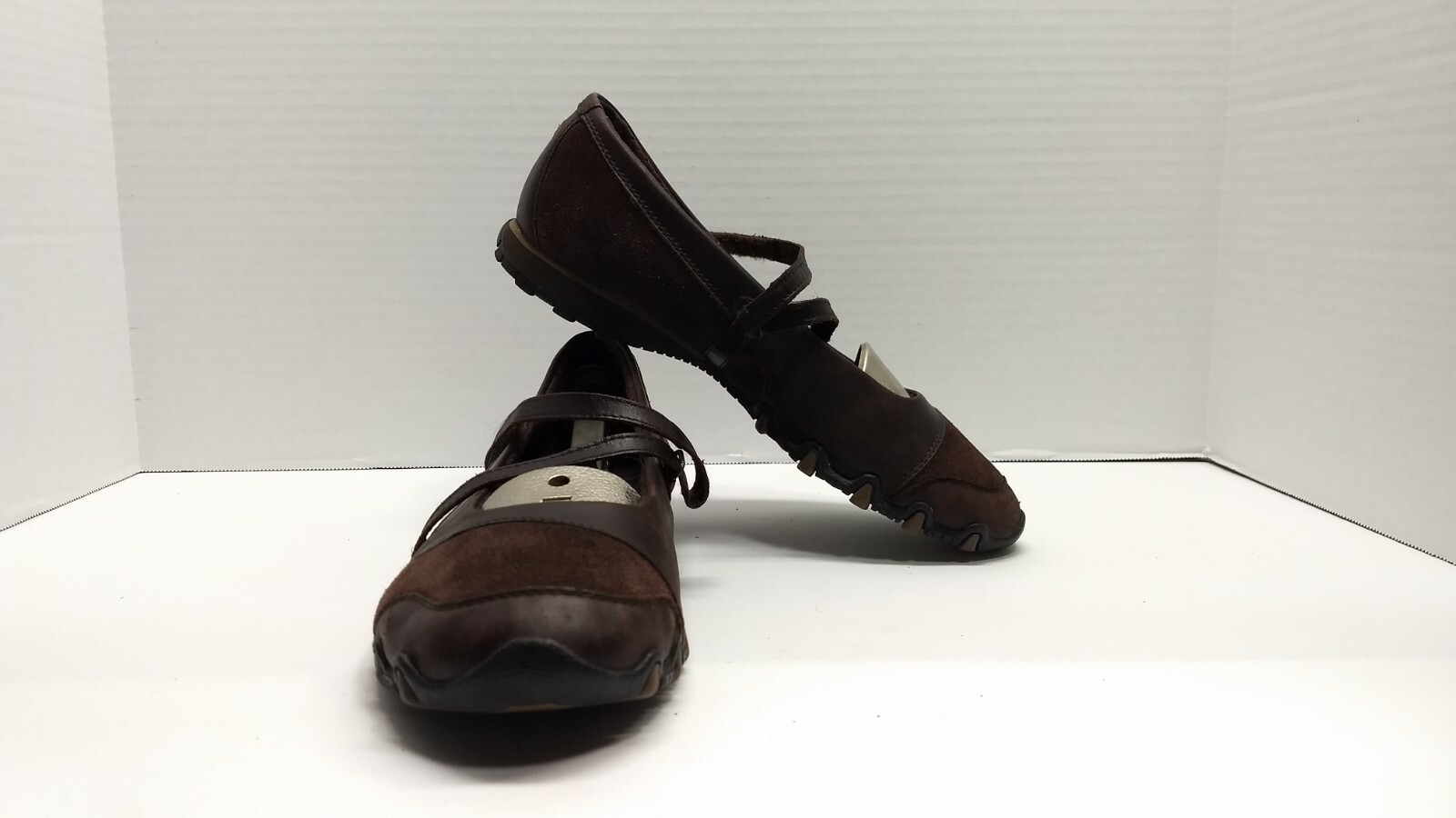 Skechers 21571 Brown Mary Jane Leather 